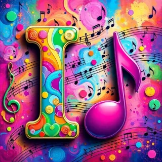 Musical notes 4 — litera I