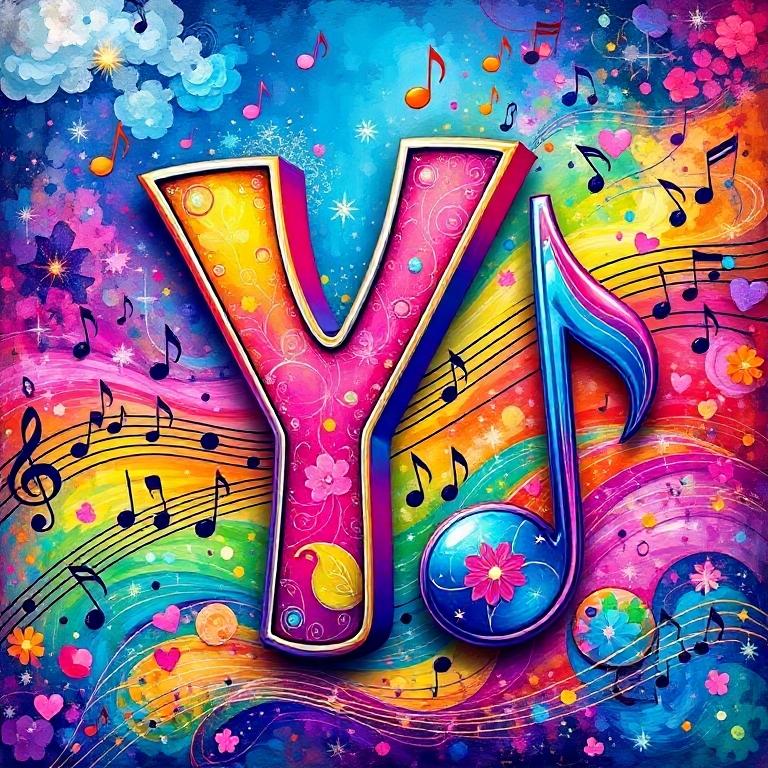 Musical notes 4 — litera Y