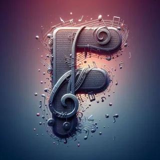 Musical notes — litera F