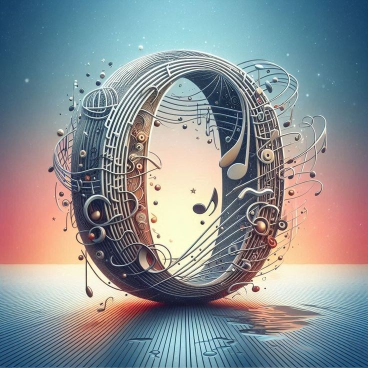 Musical notes — litera O