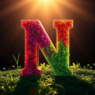 Nature 3 — litera N