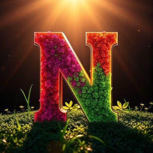 Nature 3 — litera N