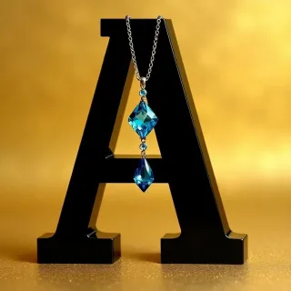 Necklace — litera A