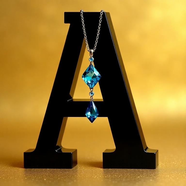 Necklace — litera A