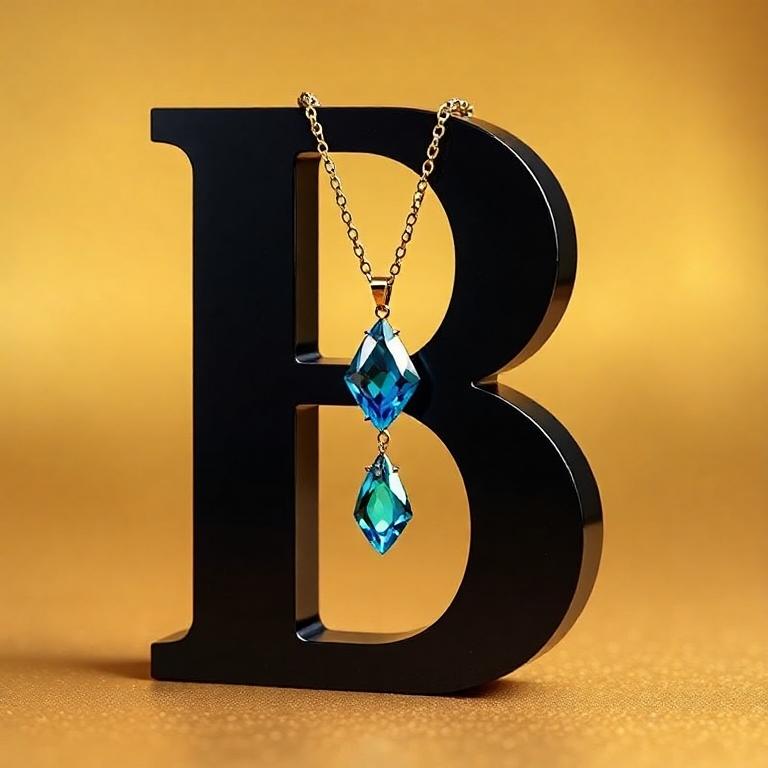 Necklace — litera B