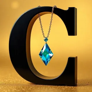 Necklace — litera C