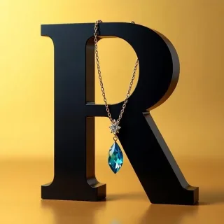 Necklace — litera R