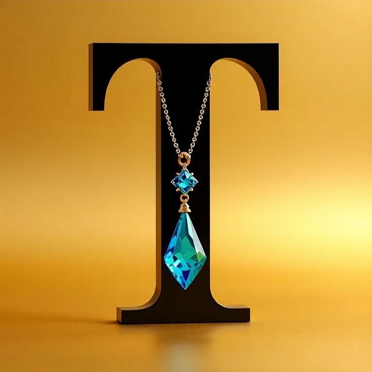 Necklace — litera T