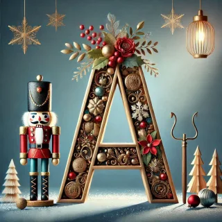 Nutcracker — litera A (wariant 2)