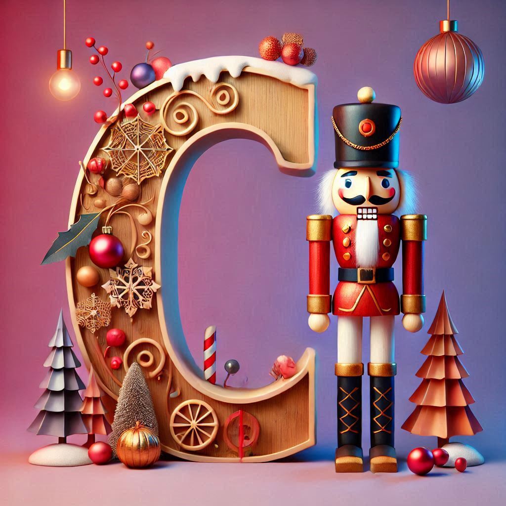 Nutcracker — litera C (wariant 2)