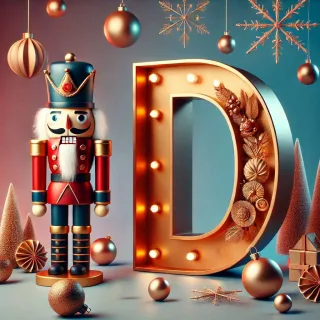 Nutcracker — litera D (wariant 2)