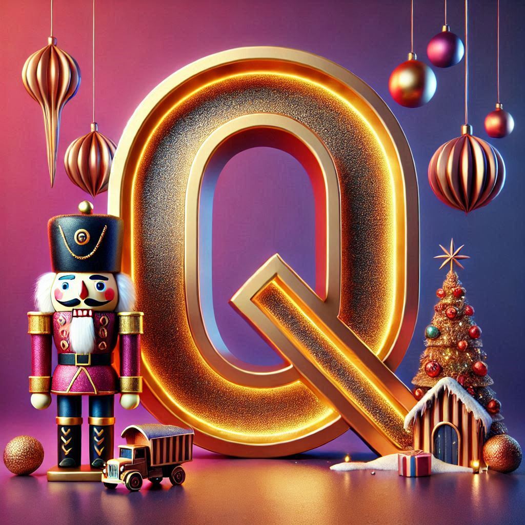 Nutcracker — litera Q (wariant 2)
