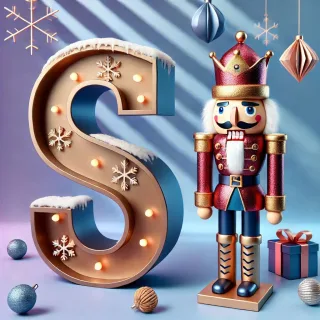 Nutcracker — litera S (wariant 2)