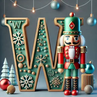 Nutcracker — litera W (wariant 2)