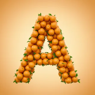 Oranges 2 — litera A (wariant 2)