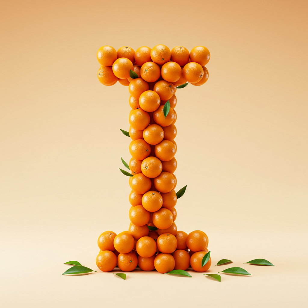 Oranges 2 — litera I (wariant 2)