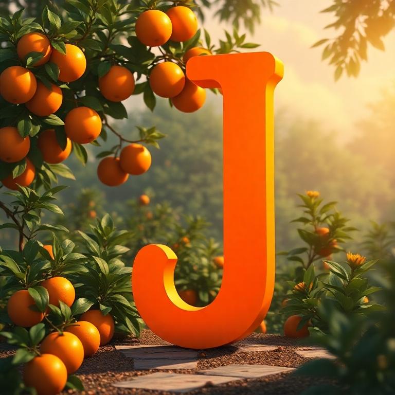 Oranges — litera J