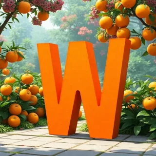 Oranges — litera W