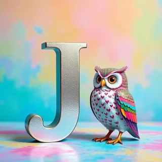 Owl — litera J