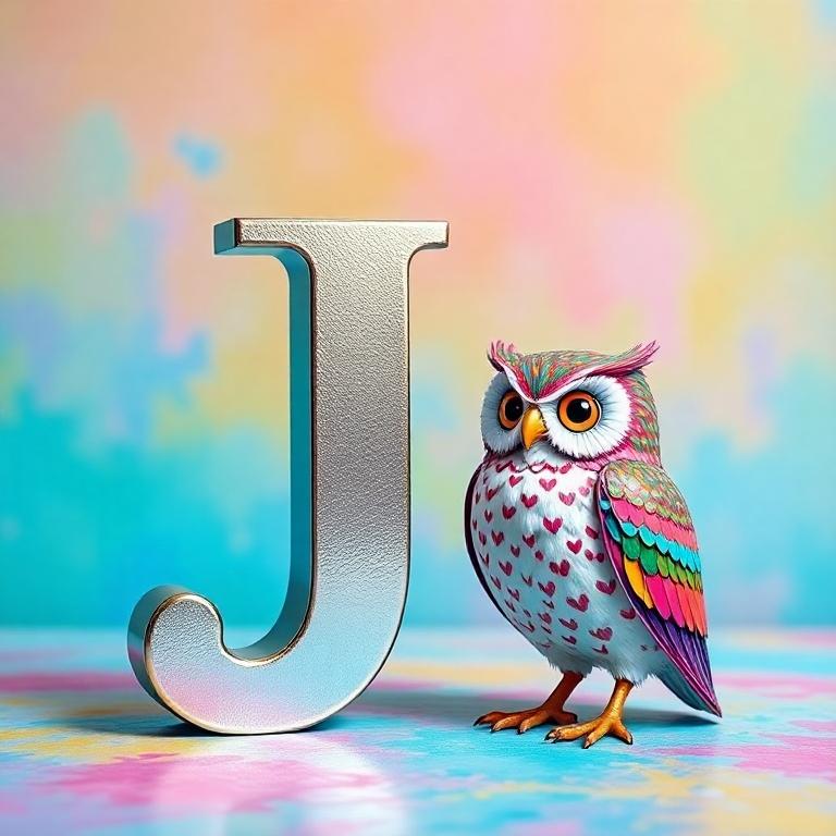 Owl — litera J