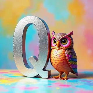 Owl — litera Q