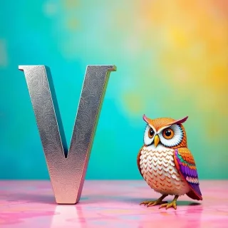 Owl — litera V
