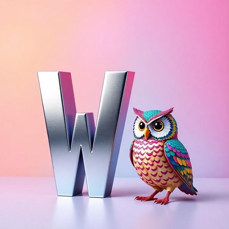 Owl — litera W