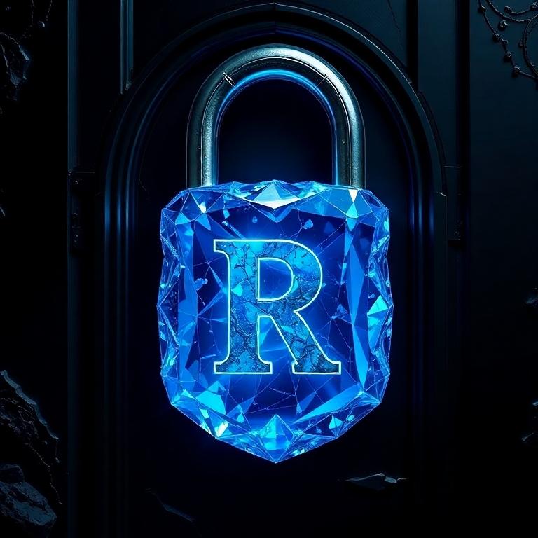 Padlock — litera R
