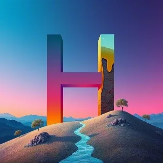 Painted 2 — litera H