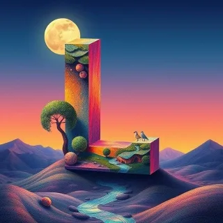Painted 2 — litera L