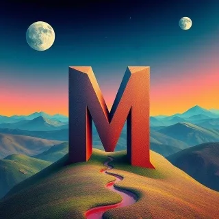 Painted 2 — litera M