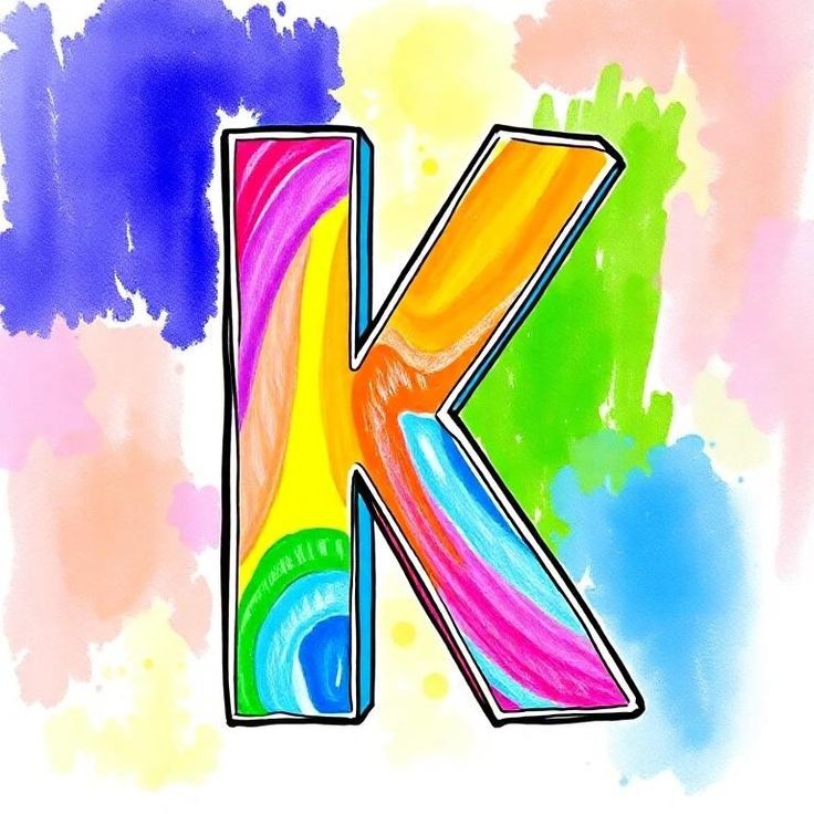 Painted — litera K