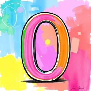 Painted — litera O
