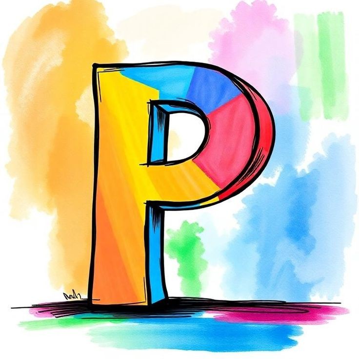 Painted — litera P