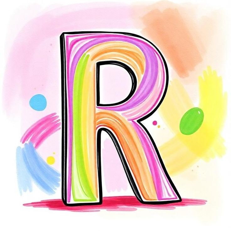 Painted — litera R
