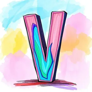 Painted — litera V
