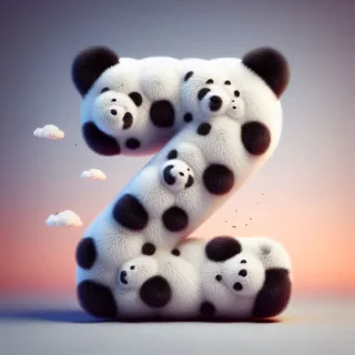 Panda bear 2 — litera Z