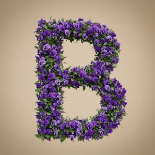 Pansies 3 — litera B