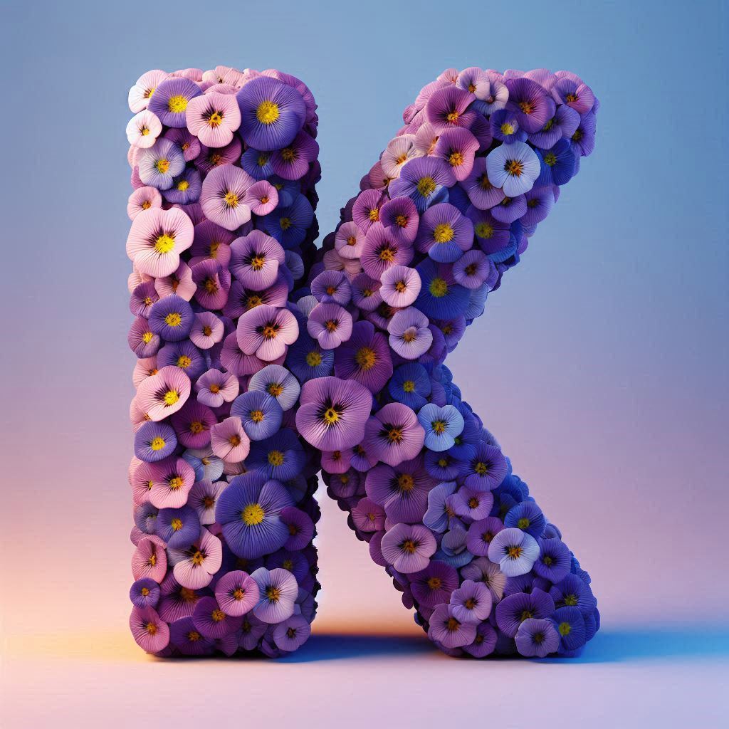 Pansies — litera K