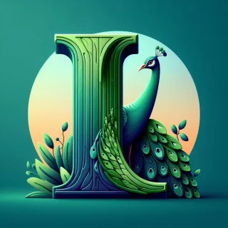 Peacock — litera I