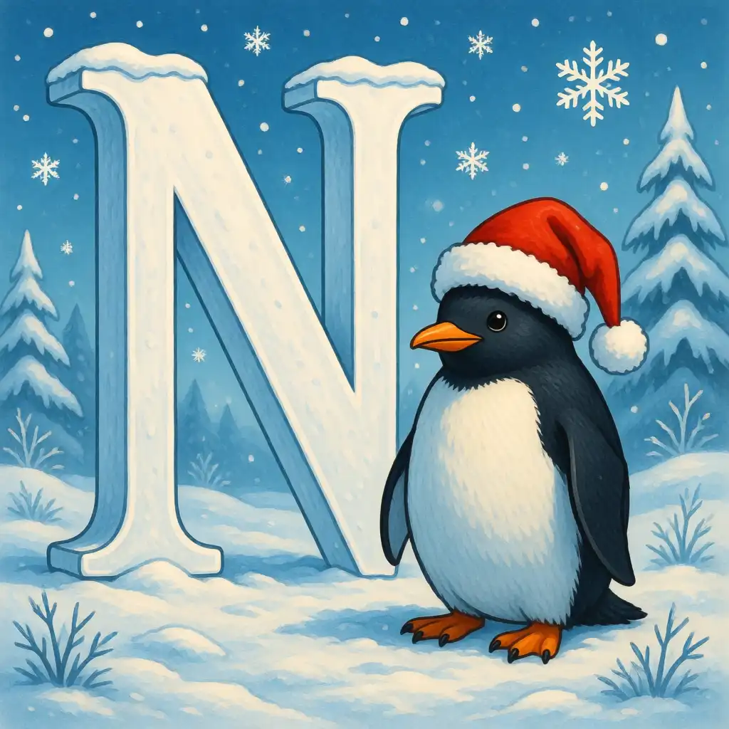 Penguin 2 — litera N