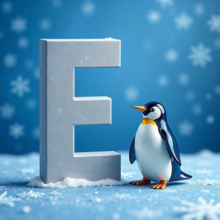 Penguin — litera E