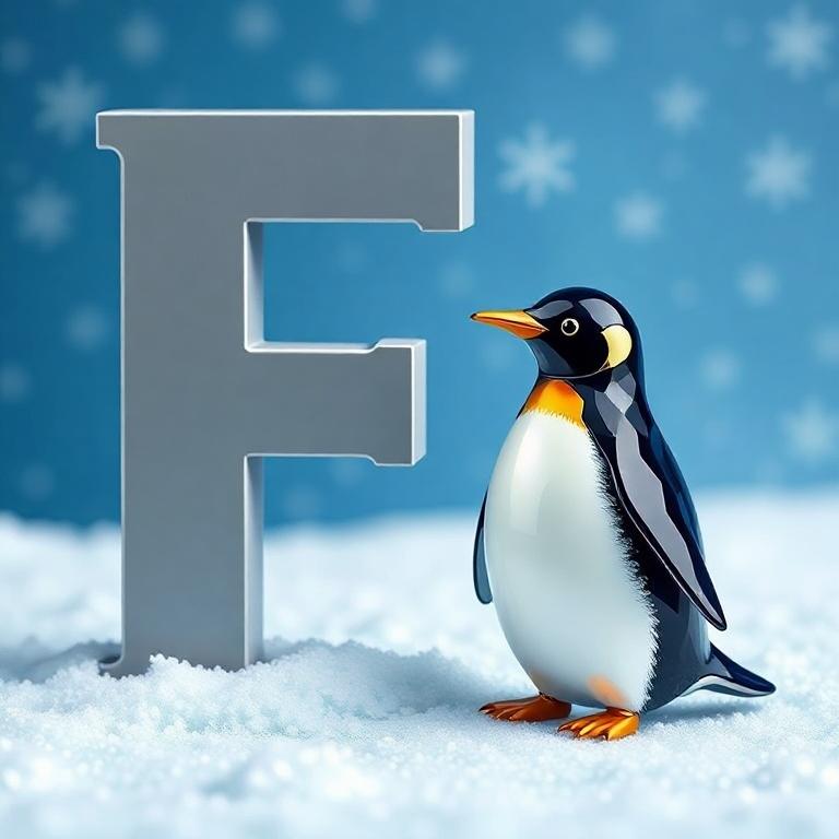 Penguin — litera F