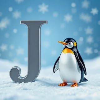 Penguin — litera J