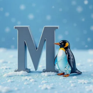Penguin — litera M