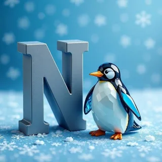 Penguin — litera N