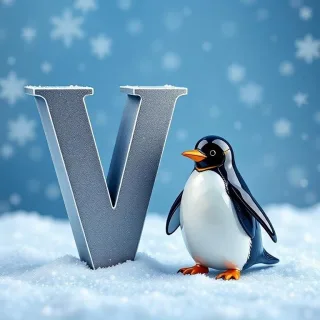 Penguin — litera V