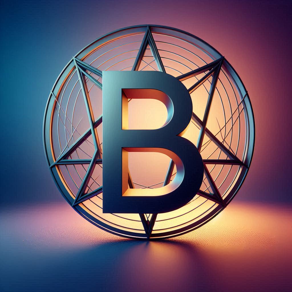 Pentagram — litera B