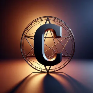 Pentagram — litera C