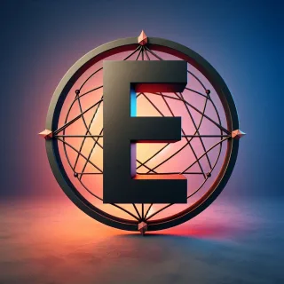 Pentagram — litera E